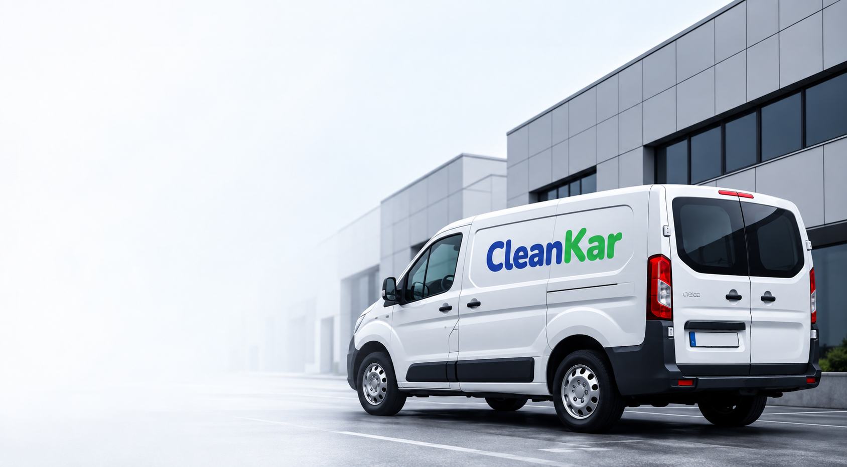 Véhicule CleanKar pour le nettoyage de flottes automobiles à Orléans